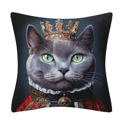 Modern and fashionable dog/cat print pillow