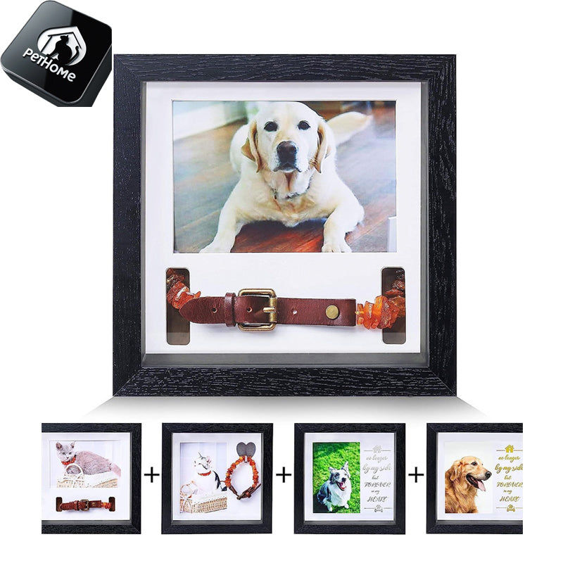 Wooden pet commemorative photo frame