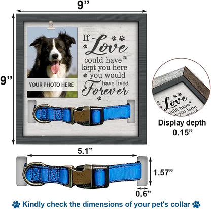 Wooden pet commemorative photo frame