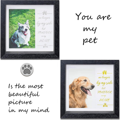 Wooden pet commemorative photo frame