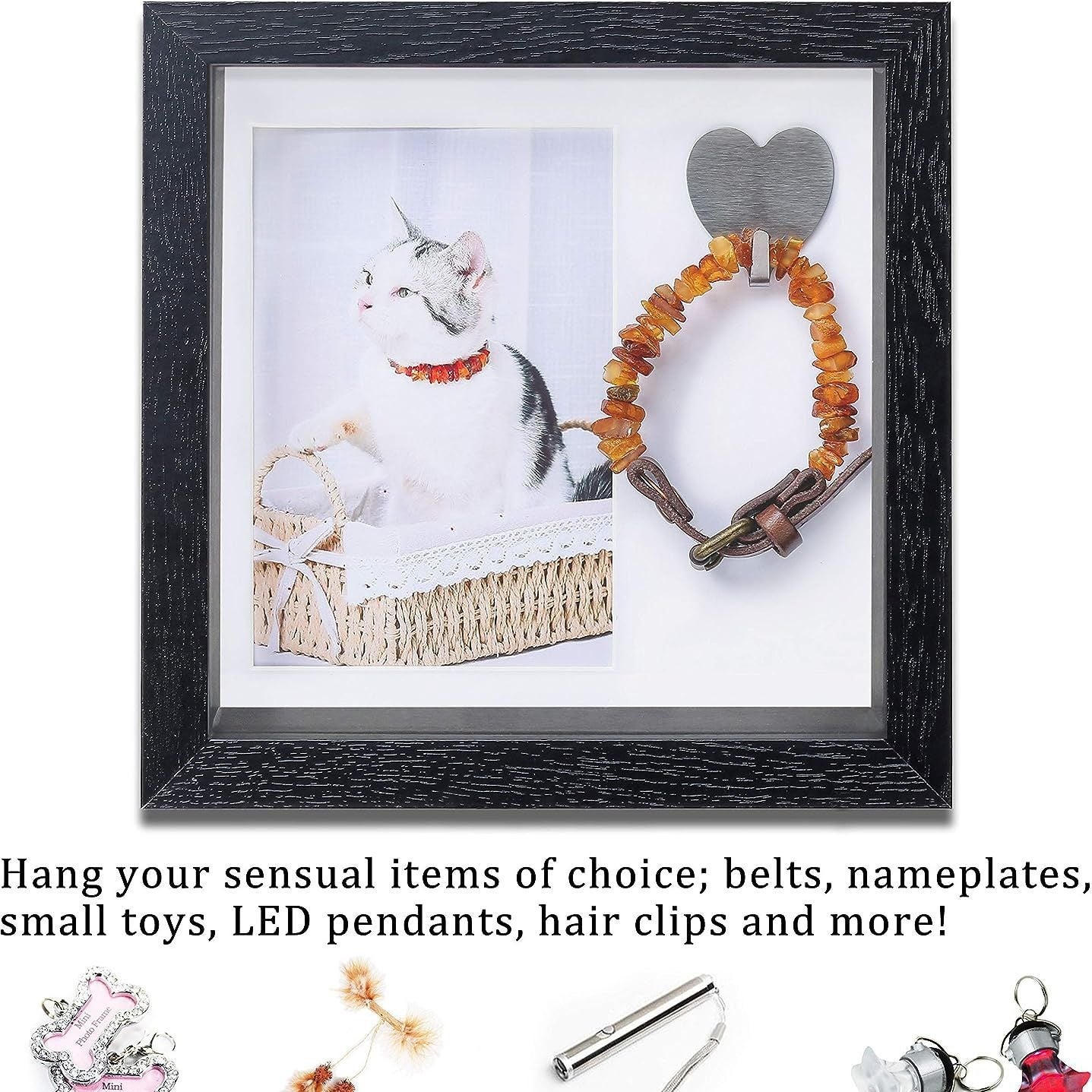 Wooden pet commemorative photo frame